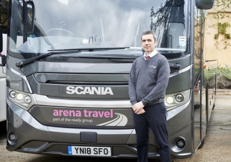 Get a coach booked with Arena Travel