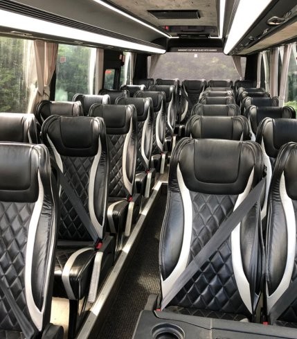 16-19 seat minibus interior